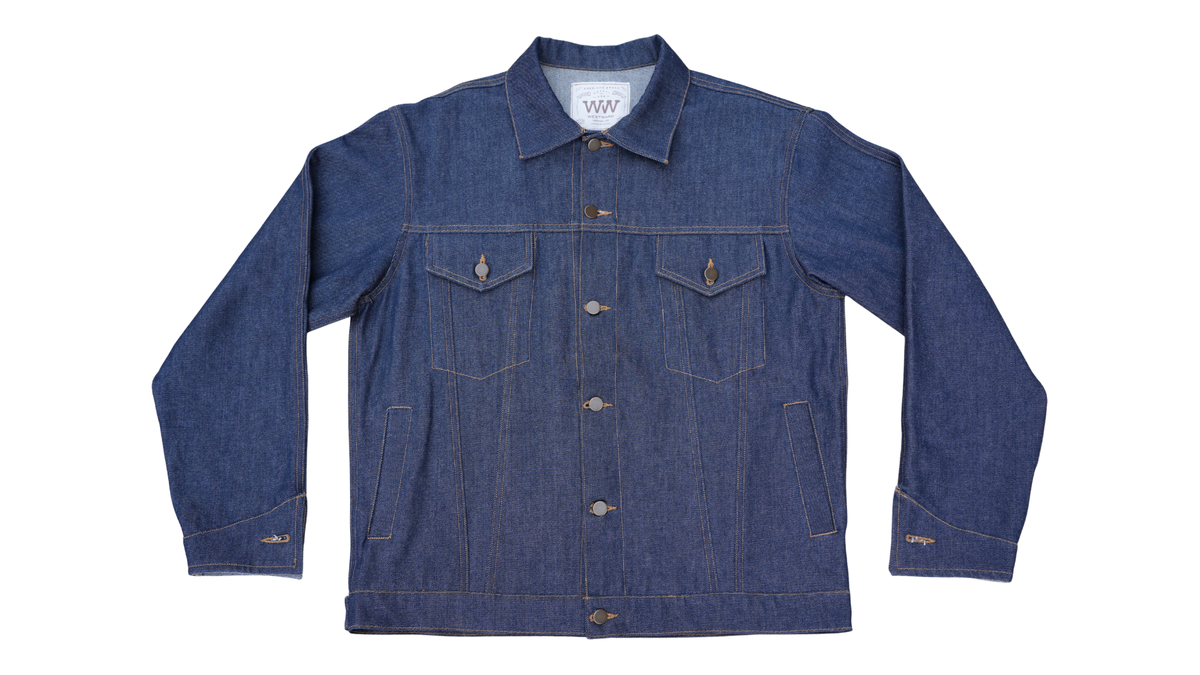 The Legacy Jacket — Raw Indigo