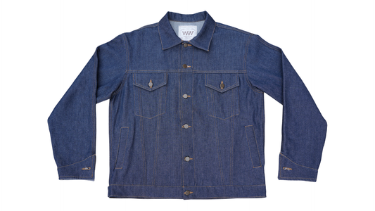 The Legacy Jacket — Raw Indigo