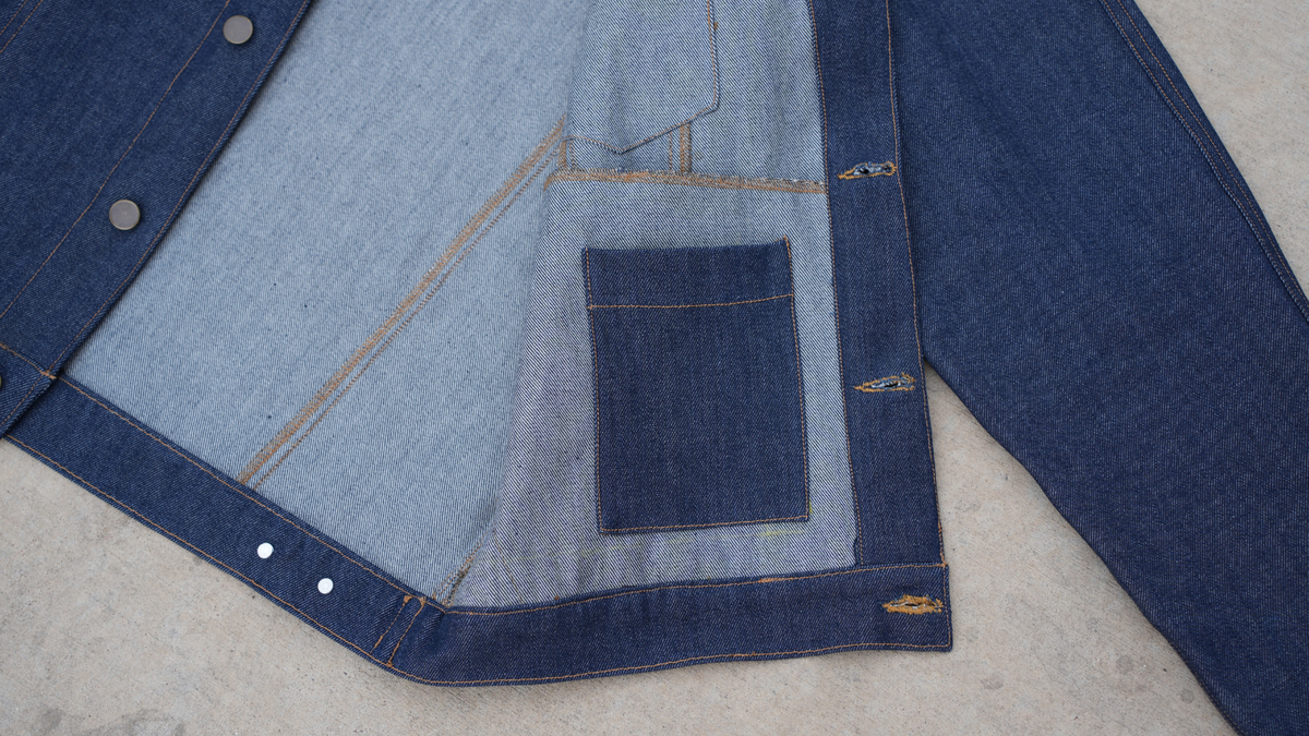 The Legacy Jacket — Raw Indigo