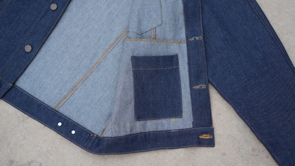The Legacy Jacket — Raw Indigo