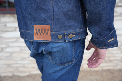 The Legacy Jacket — Raw Indigo