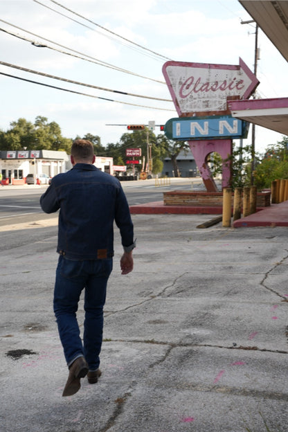 The Legacy Jacket — Raw Indigo